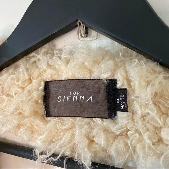 For Sienna | Black & Cream Teddy Jacket - Picture 5 of 5